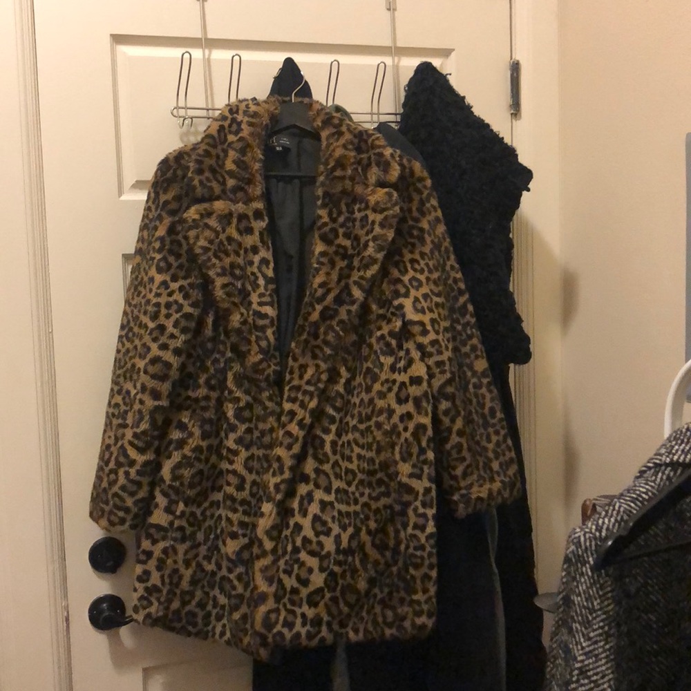 Zara leopard coat
